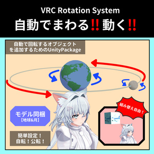 VRC Automatic Rotation and Halo System] Accessory that goes around over your head [VRC Rotation System