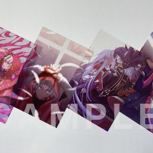 天草四郎（FGO）クリアカード4枚セット（ポストカードサイズ）