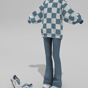 【01】日常服リアル感じの服
