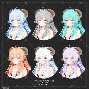 オリジナル3Dモデル「うるる」#Ururu3D 缩略图 8