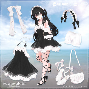 オリジナル3Dモデル「FuwawaPrim-ふわわぷりむ-」#なっふな堂 缩略图 3