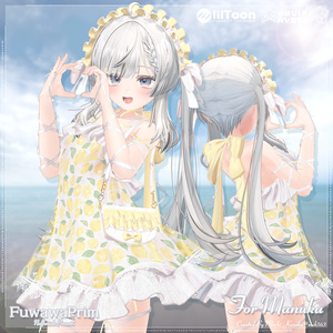 オリジナル3Dモデル「FuwawaPrim-ふわわぷりむ-」#なっふな堂 缩略图 22