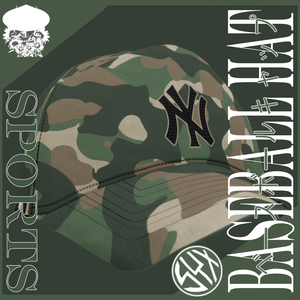 NYカモベースボールキャップ NY Camo Baseball Cap