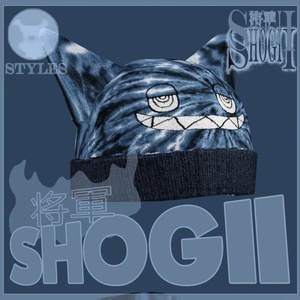 STYLES NYC™ ULTRA BLUE ⚪ TIE-DYE SHOGII BEANII \\ ✧ 地獄の炎・死のクラブ ☆✧ ストリートウェアビーニー