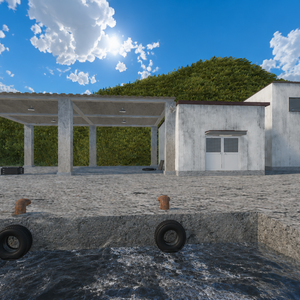 【日本の風景】堤防｜港・海岸3Dアセット【Unity・VRChat対応】