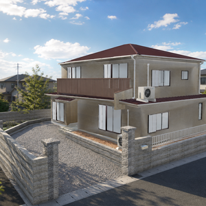 【日本の風景】日本の戸建て住宅02｜3Dモデル【Unity・VRChat対応】