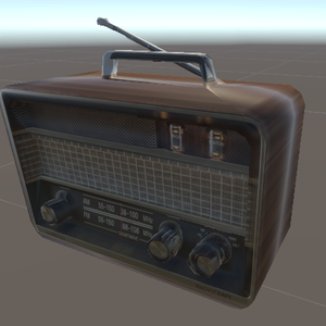 【無料3D】ラジオ-radio