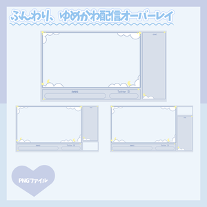 配信用オーバーレイ | Cloud Overlay | あお