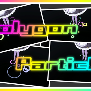 【VRC想定】Polygon_Particle
