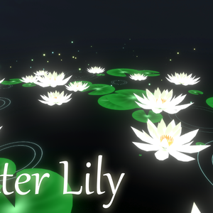 【VRChat想定】Water Lily