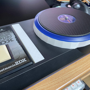 【無料STLデータ】IIDX専用コントローラ（PS2）皿距離調整用スペーサー
