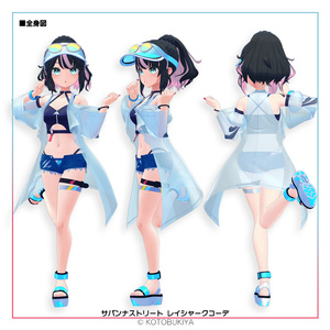 【オリジナル3Dモデル】イリオ1.1 レイシャークコーデ #サバンナストリート 缩略图 17