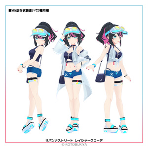 【オリジナル3Dモデル】イリオ1.1 レイシャークコーデ #サバンナストリート 缩略图 19
