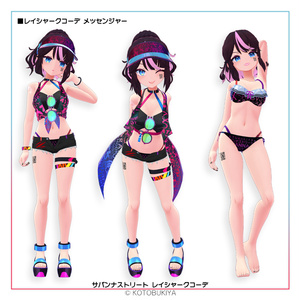 【オリジナル3Dモデル】イリオ1.1 レイシャークコーデ #サバンナストリート 缩略图 10