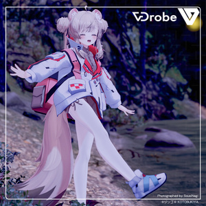 【VDrobe】サバンナストリート ワイルドキャットパーカーセット【複数アバター対応】 缩略图 6