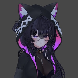ILEShop様3D衣装Esmeraのフードの内側の発光用マスク