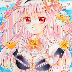 手描きイラスト＊原画＊オリジナル＊寅年＊小色紙 - white♡peach - BOOTH