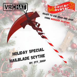 【VRChat プロップ】ヘイルブレード・サイズ [VRChat Prop] Hailblade Scythe