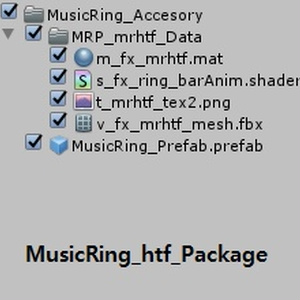 Music Ring【無料】【VRChat向け3Dモデル】 缩略图 3
