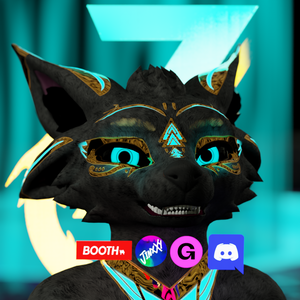 Deuzear Anubian Texture FREE (VRChat,Audiolink,Emission,Matcap)