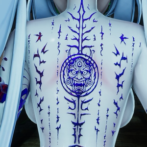 👹✨🌊🖋️ ミスティック・鬼・フロー / Tattoo Mystic Oni Flow 缩略图 8