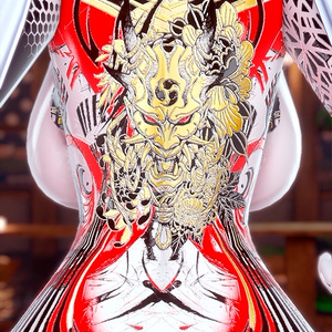 🔥🩸 Crimson Oni Tattoo / 紅鬼タトゥー 🕸️ 缩略图 9