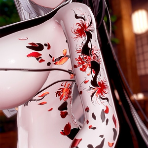 🥀☠️ Flower of Death Tattoo - 彼岸花のタトゥー ☠️🥀 缩略图 4