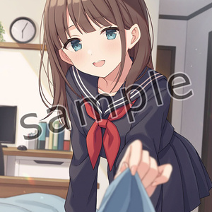 「妹×セーラー服」B2タペストリー12 白蜜柑(A:笑顔Ver)