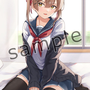 「妹×セーラー服」B2タペストリー18 たぴおか(A:笑顔Ver)