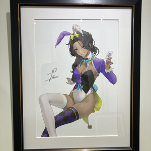 お久しぶり個展　おひBUNNY ふつうのJK 直筆サイン入り　インテリアアート お久しぶり個展 おひBUNNY ふつうのJK 海月 インテリアアート お