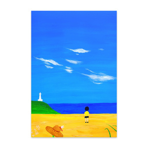 アートとメルヘンと創作の森のノスタルジック童画 「秋の気配」(画・秋野あかね)