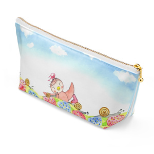 アートとメルヘンと創作の森のノスタルジック童画 「ピピのつばさ・ピピとカタツムリたちの行進」(画・おおくぼみつゆき)　