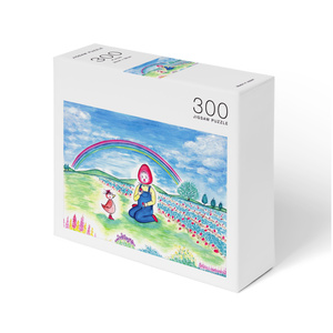 アートとメルヘンと創作の森のノスタルジック童画 「ピピのつばさ・ピピと果物の妖精イチゴちゃん」(画・おおくぼみつゆき)