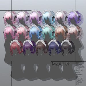 [12 Avatars] Mizuki Hair 缩略图 7