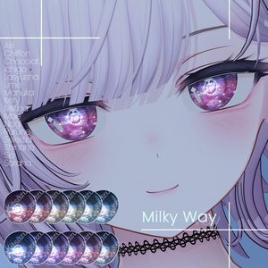 [16 Avatars] Milky Way Eye Textures