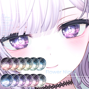 【16 Avatars】 Flower Night Eye Textures 缩略图 3