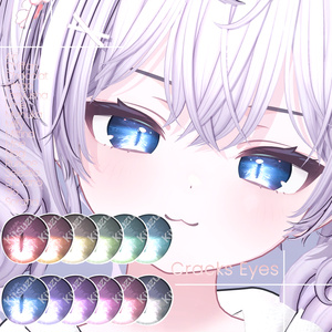 【16 Avatars】Cracks Eye Textures 缩略图 4