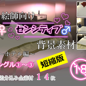 【短縮版1】絵師向けセンシティブ背景素材～ホテル編～