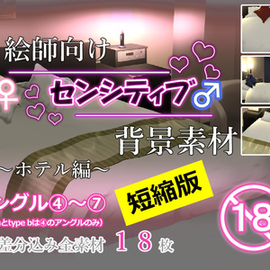 【短縮版2】絵師向けセンシティブ背景素材～ホテル編～