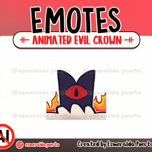 Animated Evil Crown of Cult of the Lamb