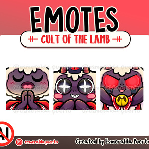 3 Cult of the Lamb Emotes