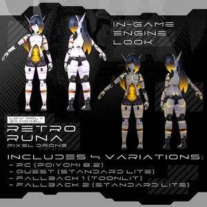 [VRC][アバター] レトロ・ルナ [Retro Runa] 缩略图 3