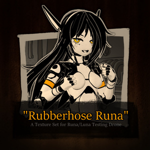 [VRC] ルナのための古い漫画のテクスチャセット [Rubberhose Runa] 缩略图 2