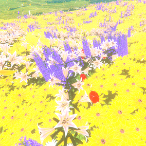 VRChat向け花畑作成システム_Tosiakix作_無料_Flower Garden Maker