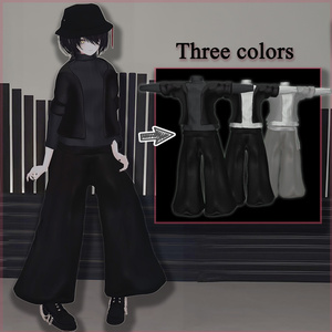 【キリセ- Kirise-対応】3D衣装  Rough Sea インナー+ジャケット+ズボン 缩略图 3
