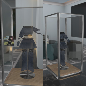 【VRChat想定】ワールド小物 Display case for costumes 缩略图 2