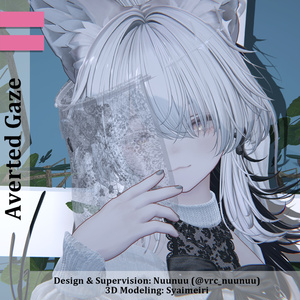 【VRChat想定】PB対応 Averted Gaze 【VRC Accessories】
