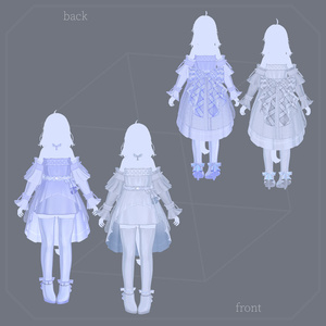 【VRChat3D衣装】Lonely Sapling  「しなの/まお/ミルフィ/エク/まよ/海咲対応」by シャイメイ理 缩略图 3