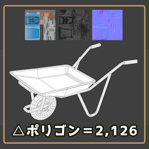 猫車（一輪車）- VRChat対応 缩略图 2