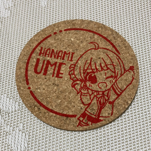 佑芽ちゃんコルクコースター